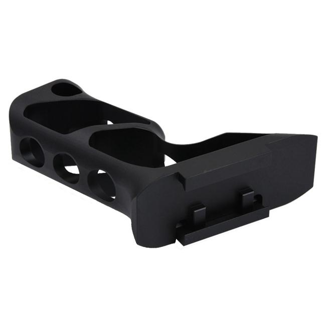 Metal Long Angled Frontgrip for 20mm Rails Black